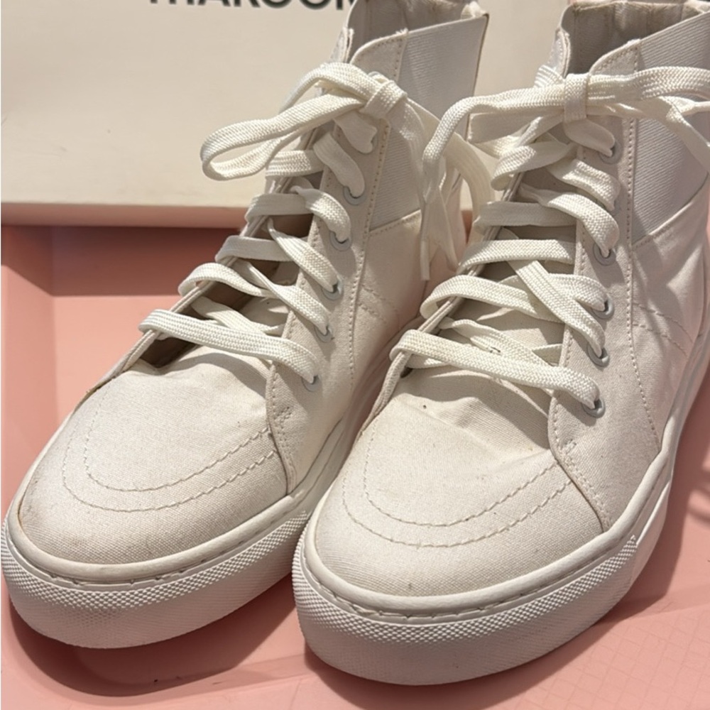 Thakoon White High-Top Sneakers